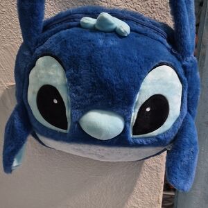 Plush Blue Crossbody/shoulder Bag. Or Use As Pillow.